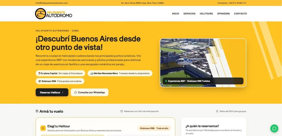 Vista de Helipuerto Autódromo