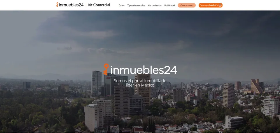 Vista de Inmuebles24 · Media kit