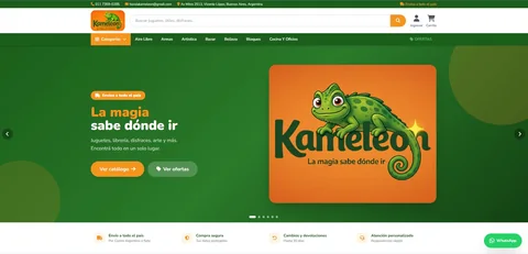 Vista de Tienda Kámeleon