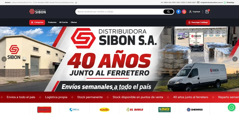 Vista de Distribuidora Sibon
