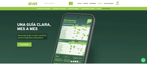 Sitio de Distribuidora Sivet