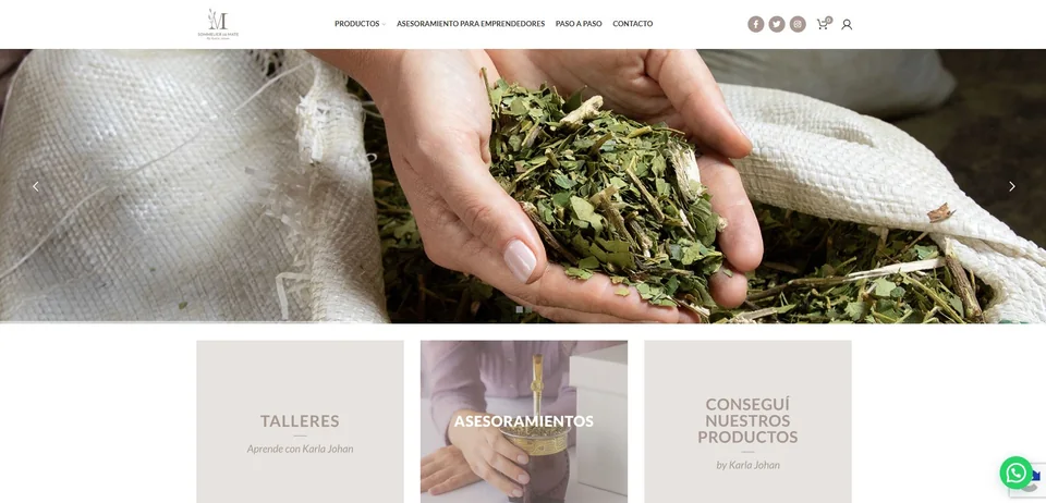 Vista de Sommelier de Mate
